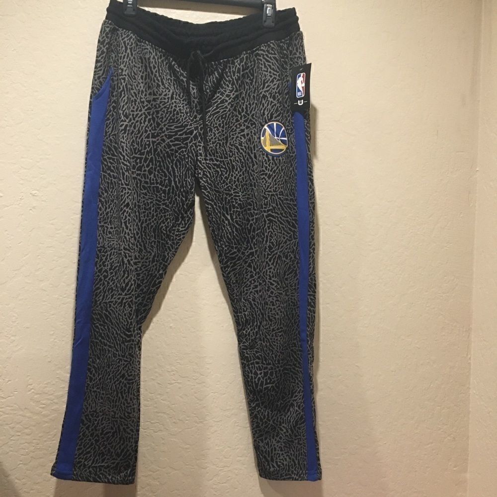NBA Golden State Warriors Crackle Trackpants Lg
